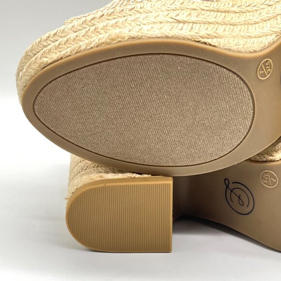 Chinese Laundry‎ Womens Size 7 Espadrilles Wedge Platforms Sandals Shoes - Picture 10 of 16